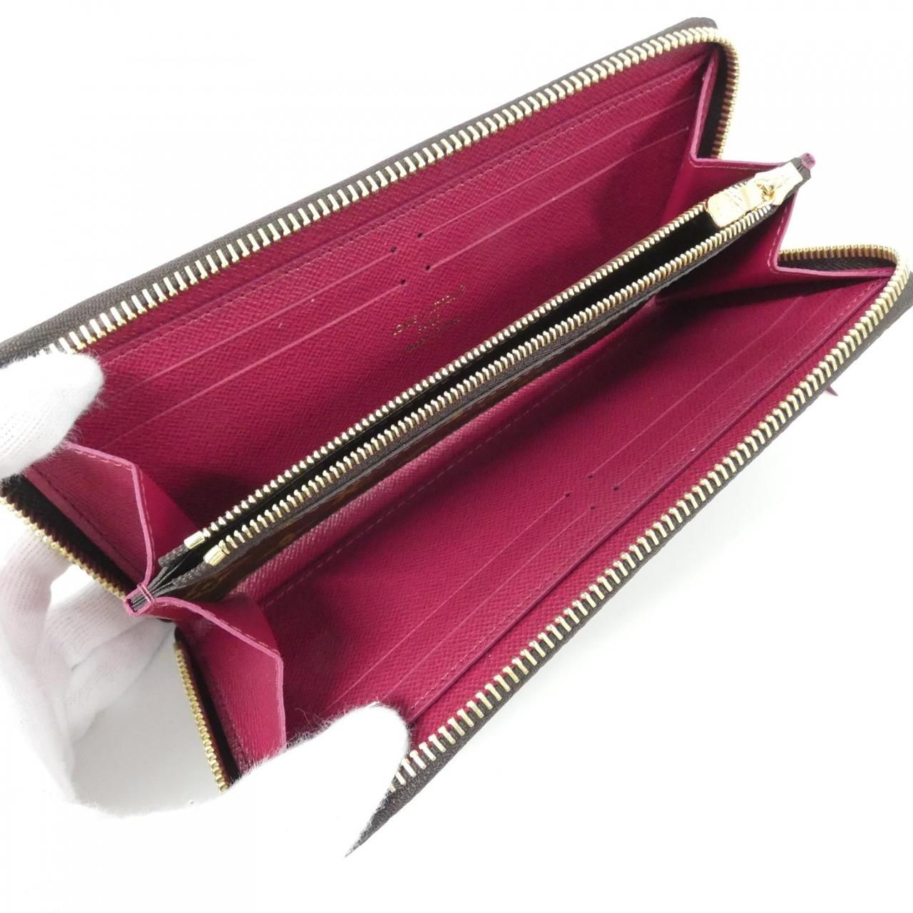 Louis Vuitton Monogram Portefeuille Clemence Wallet — view 3