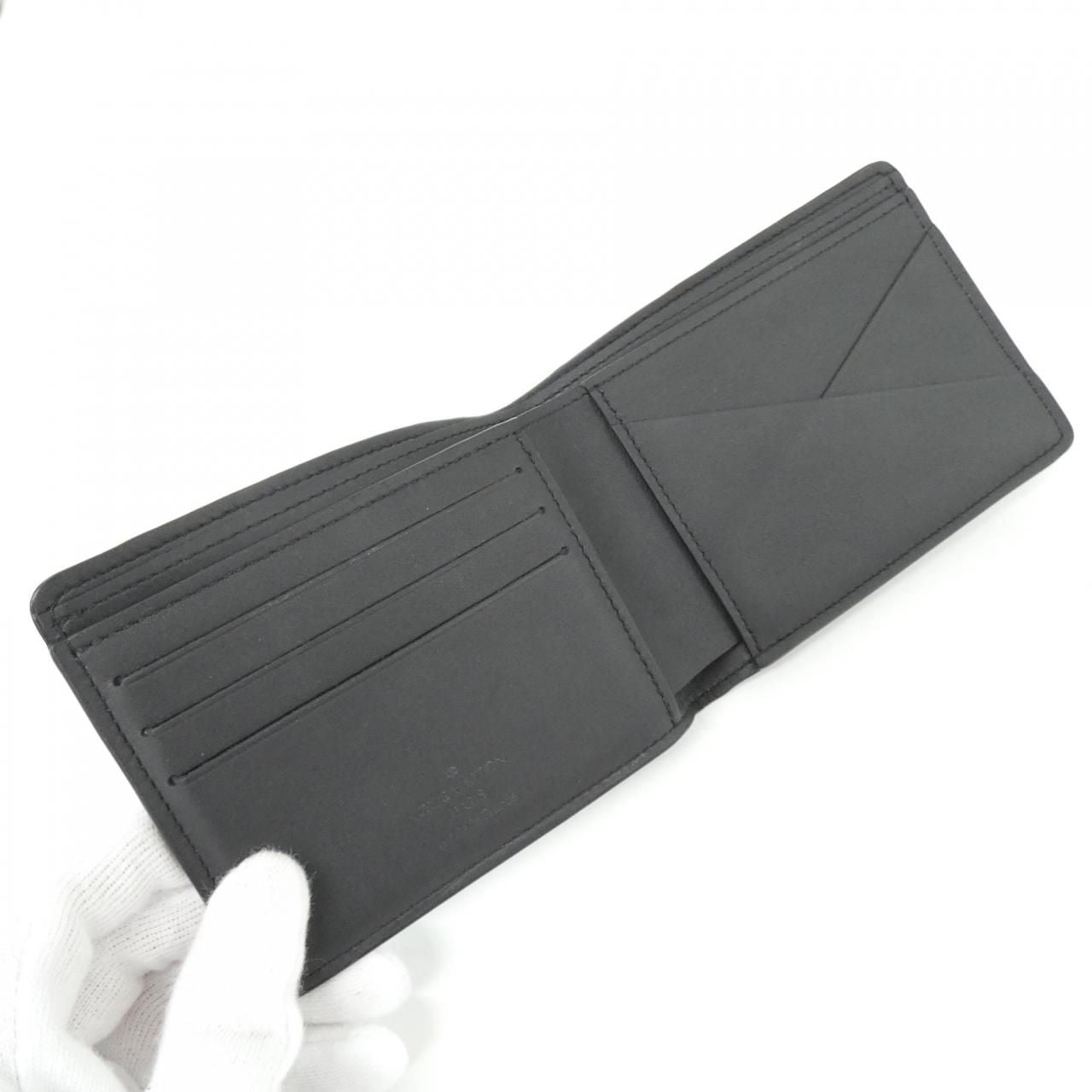 Louis Vuitton Monogram Shadow Portefeuille Multiple Billfold Wallet — view 3