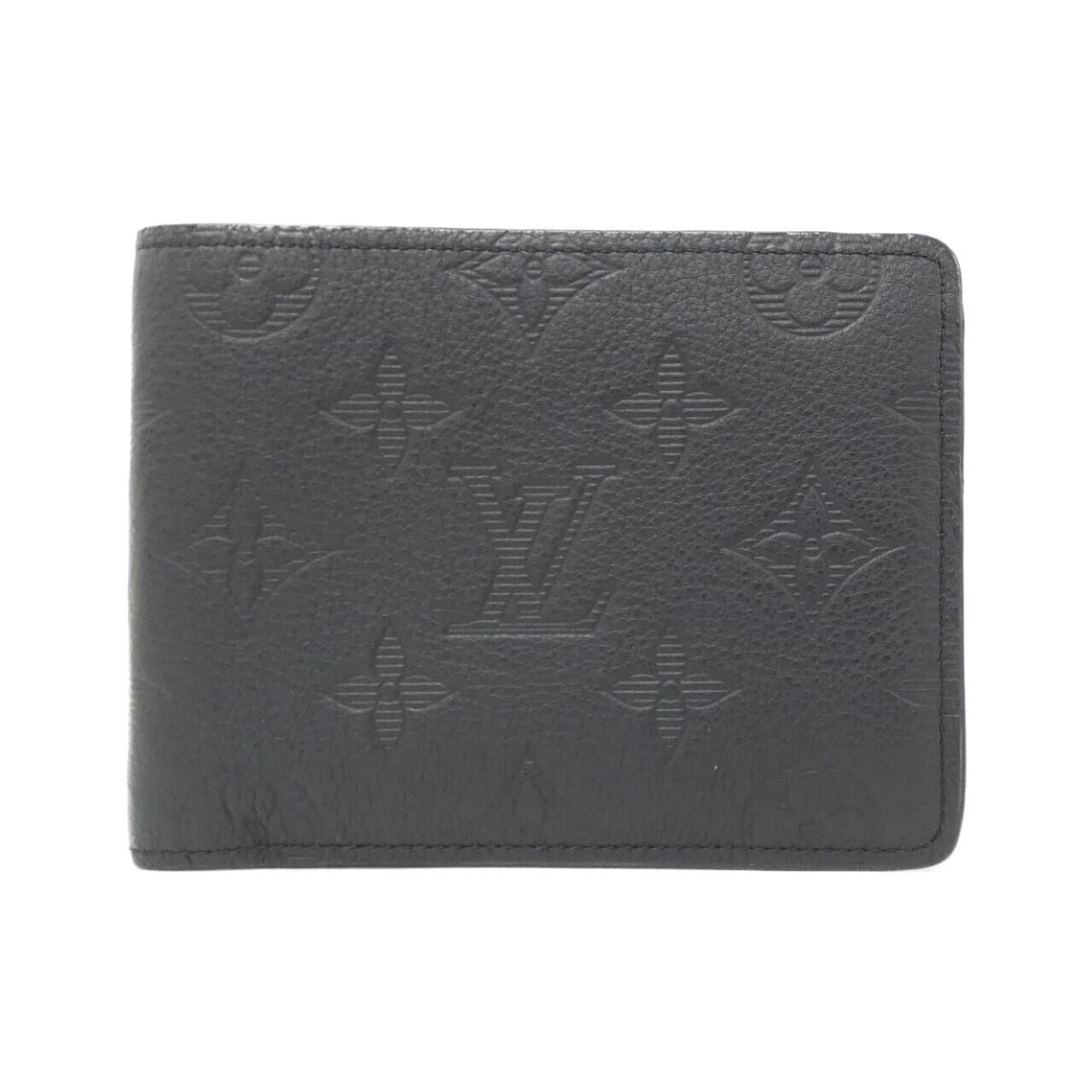 Louis Vuitton Monogram Shadow Portefeuille Multiple Billfold Wallet