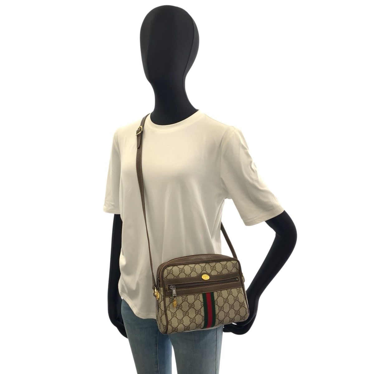 Gucci Vintage Sherry Line GG Supreme Canvas 010 378 Shoulder Bag Pochette — view 6
