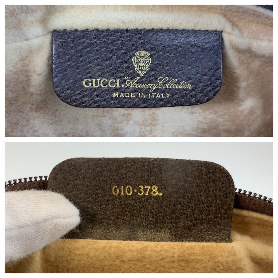 Gucci Vintage Sherry Line GG Supreme Canvas 010 378 Shoulder Bag Pochette — view 3