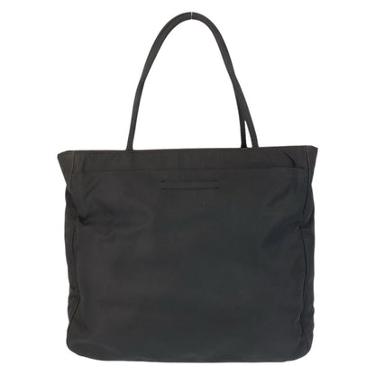 Prada Tessuto Black Silver Nylon Tote
