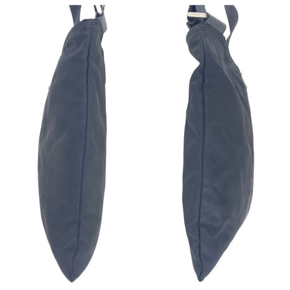 Prada Tessuto Black Silver Nylon Shoulder — view 7