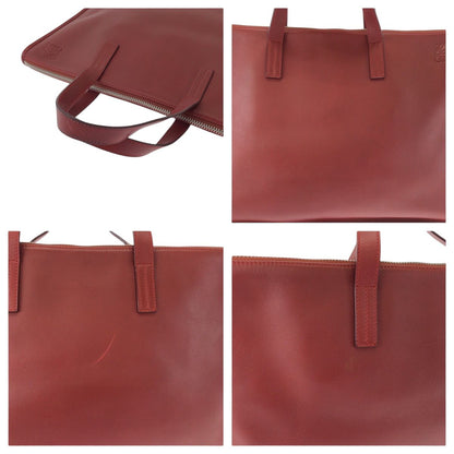 Loewe Anagram New Toledo Red Silver Leather Business Briefcase — view 5