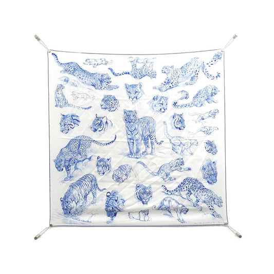 Hermes Danse L'atelier de Robert Dallet Carre Scarf
