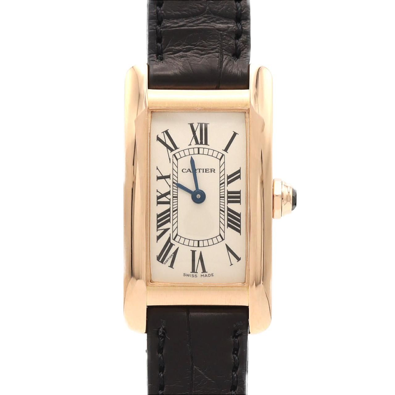 Cartier Tank American SM PG RG Quartz Watch
