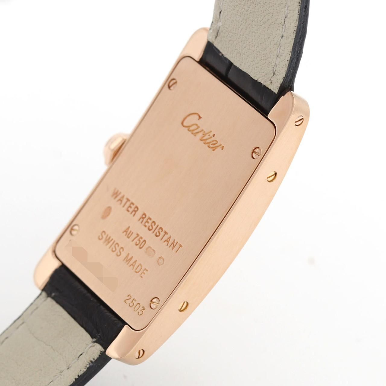 Cartier Tank American SM PG RG Quartz Watch — view 6