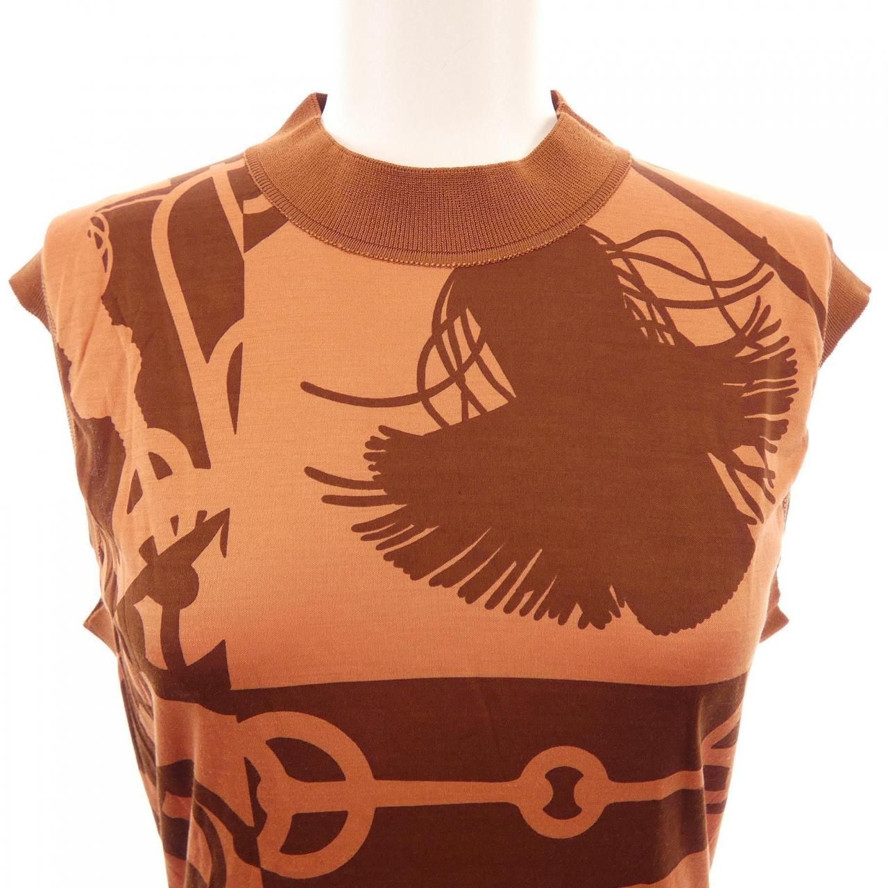 Hermes Cliquetis Criquetis Twill Raine Dress — view 6