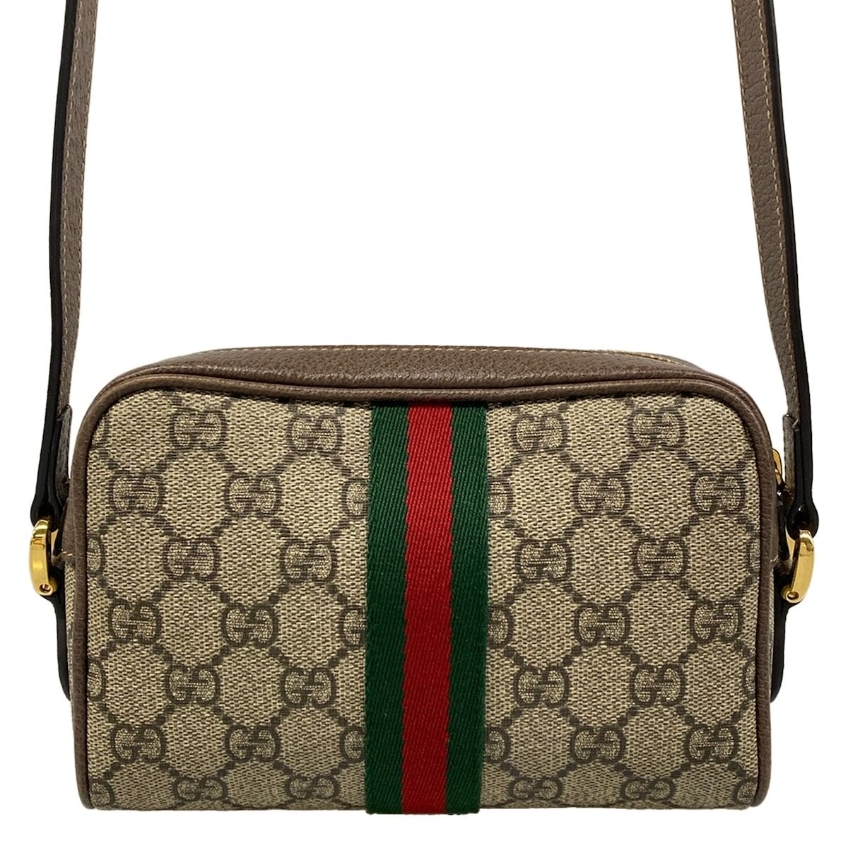 Gucci Shoulder Bag Ophidia Dark Brown Multi Leather — view 3