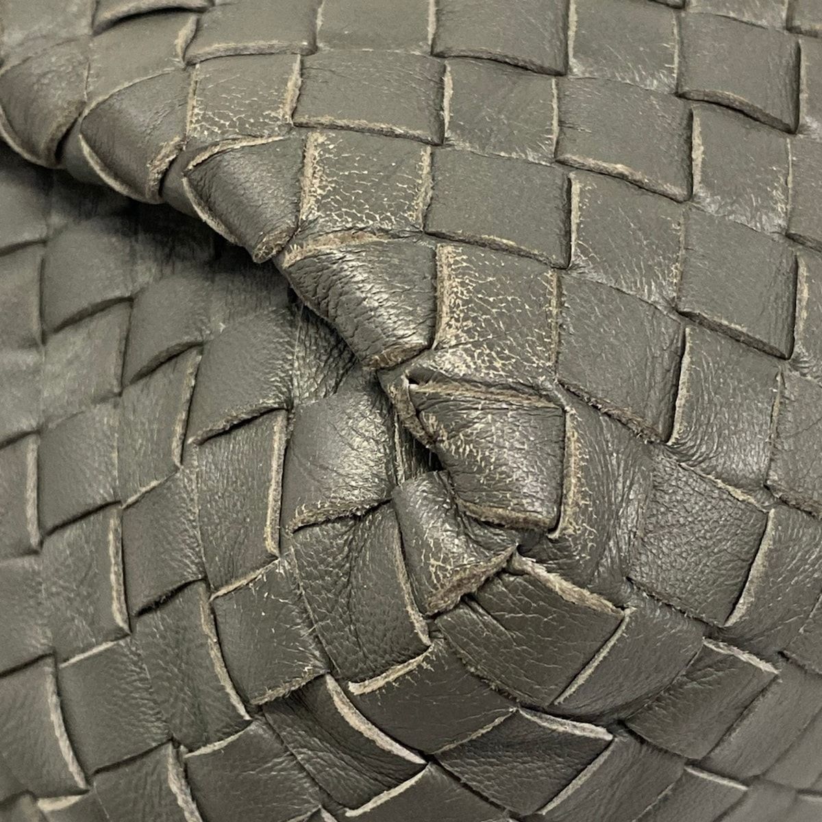 Bottega Veneta Tote Parachute Dark Gray Leather — view 6