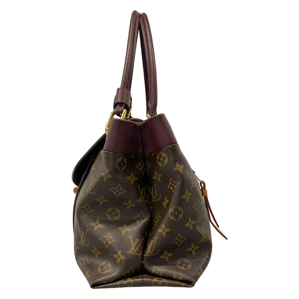 Louis Vuitton Handbag Monogram Olympe Bordeaux Leather — view 4