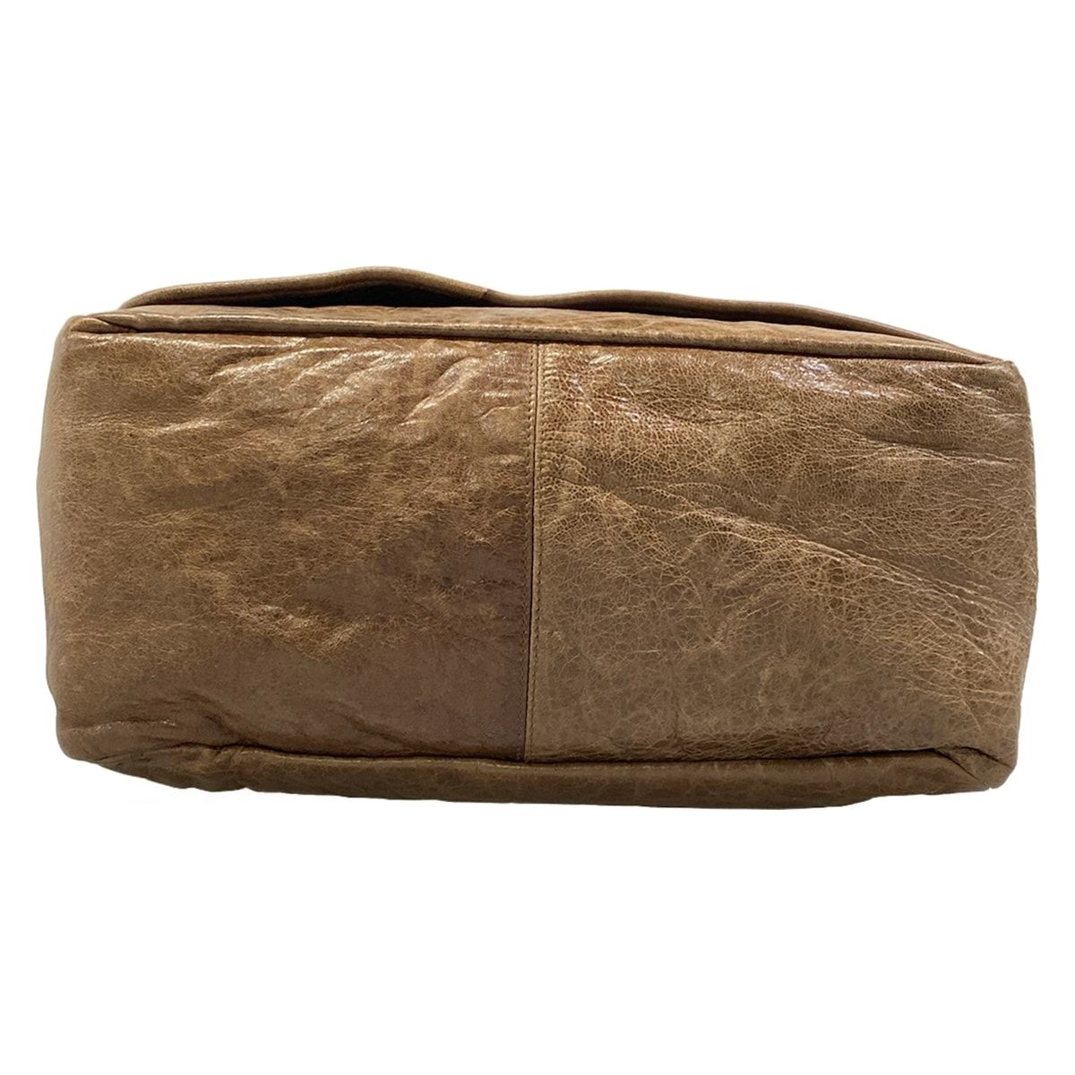 Balenciaga Shoulder Bag the Besace Dark Brown Leather — view 5