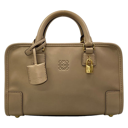 Loewe Handbag Amazona 23 Beige Leather