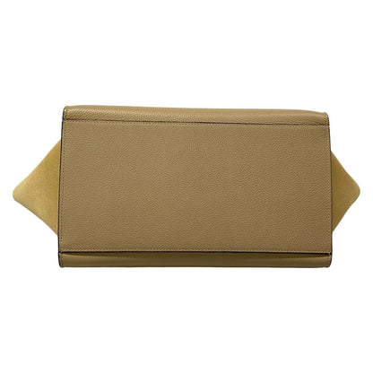 Celine Handbag Trapeze Small Beige Leather — view 5