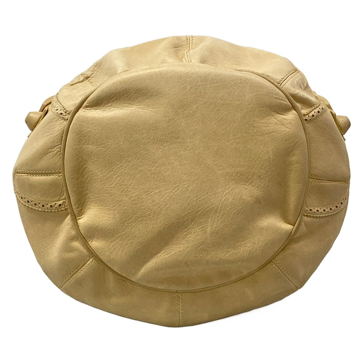Balenciaga Tote Giant Pom Beige Leather — view 5
