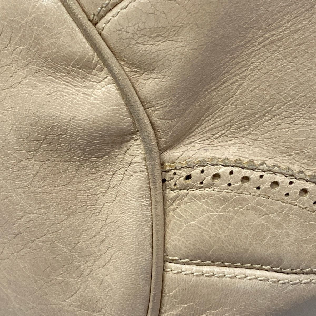 Balenciaga Tote Giant Pom Beige Leather — view 6