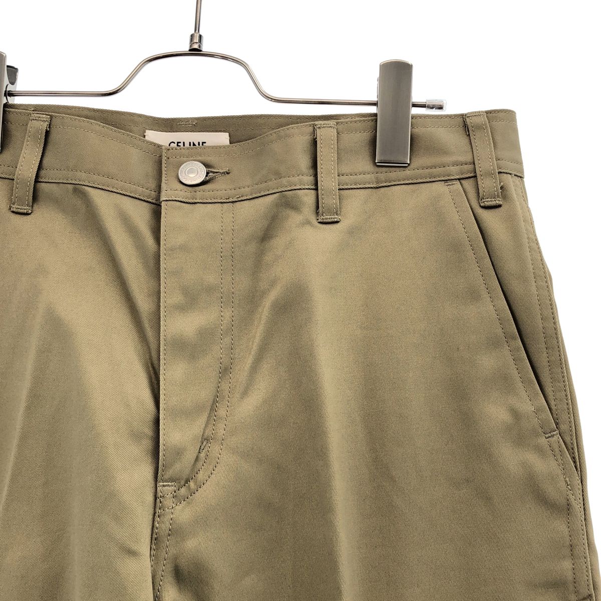 Celine Cotton Chino Pants 30 Beige — view 2