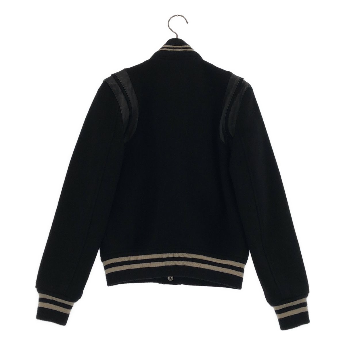 Saint Laurent Paris Wool Teddy Jacket Black — view 5