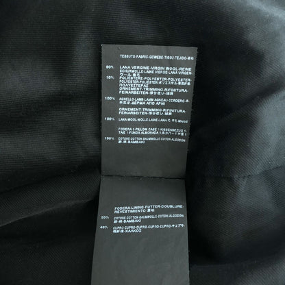 Saint Laurent Paris Wool Teddy Jacket Black — view 8