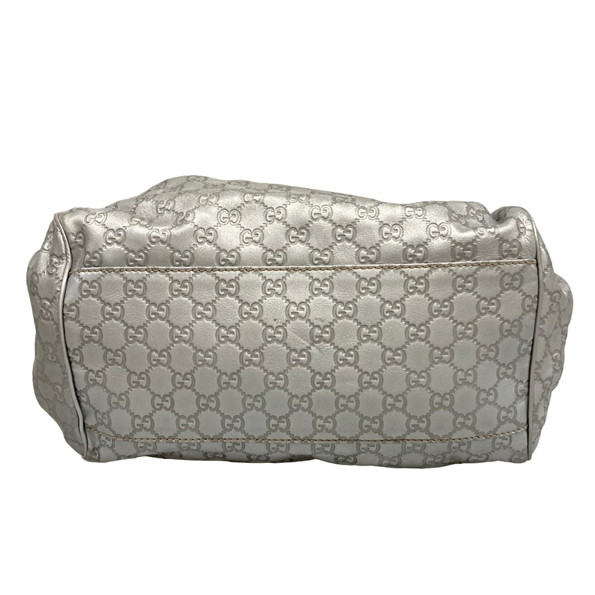 Gucci Handbag Sookie Guccissima Line Silver Leather — view 5