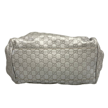 Gucci Handbag Sookie Guccissima Line Silver Leather — view 5