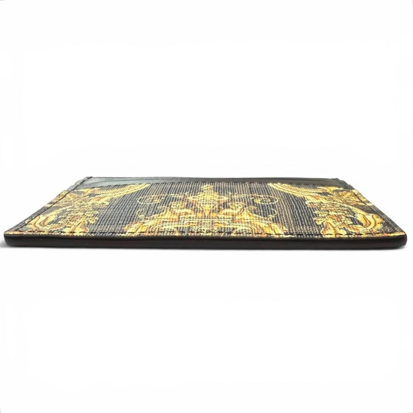 Fendi Fendace Zucca Baroque Pattern Leather Card Case — view 4