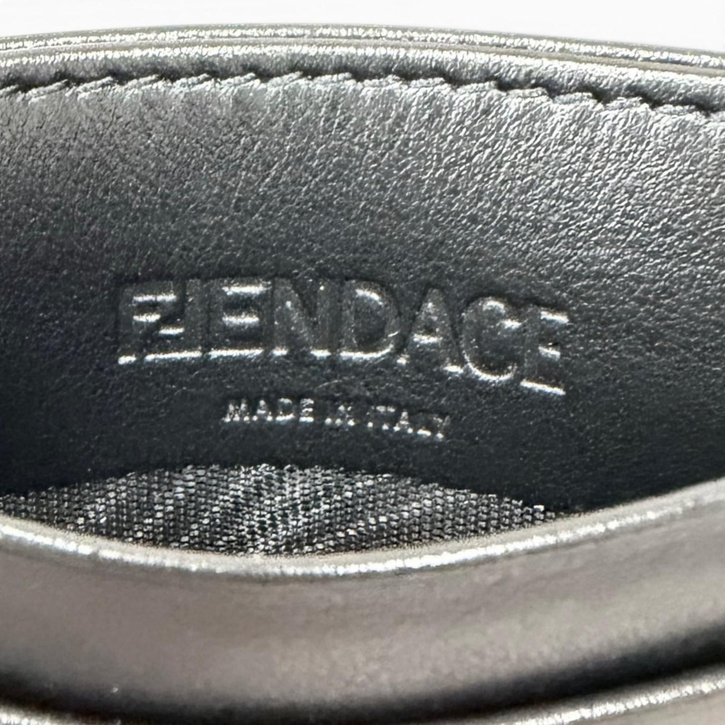 Fendi Fendace Zucca Baroque Pattern Leather Card Case — view 8