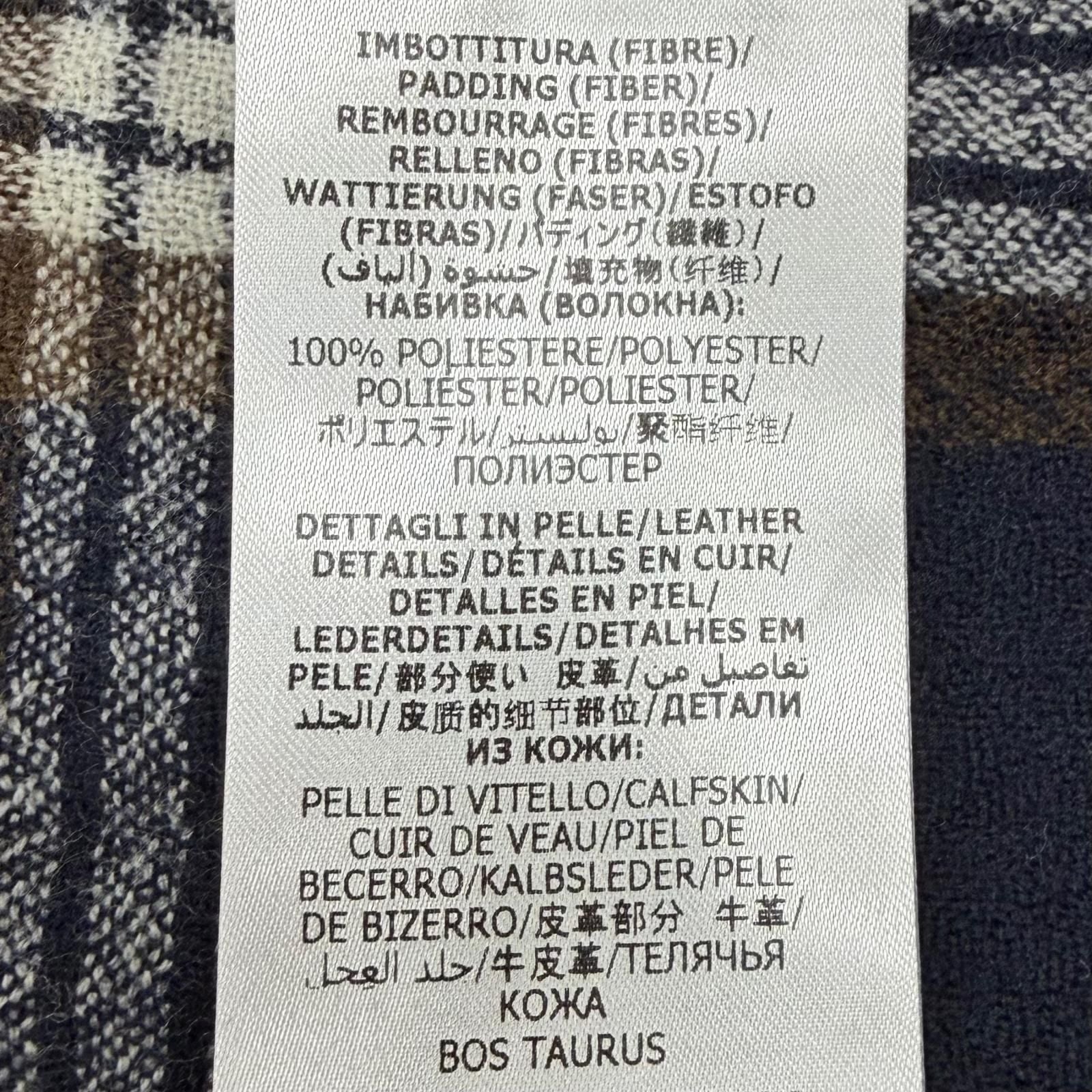 Gucci Off the Grid Nylon Vest GG Pattern Leather Logo with Patch Gilet Blue 50 — view 9