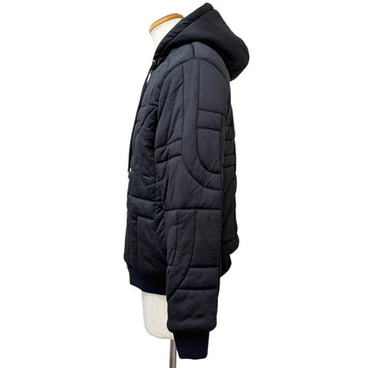 Hermes Wool Silk Maillon Quilted Jacket Navy — view 3