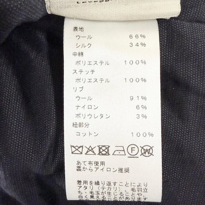 Hermes Wool Silk Maillon Quilted Jacket Navy — view 9