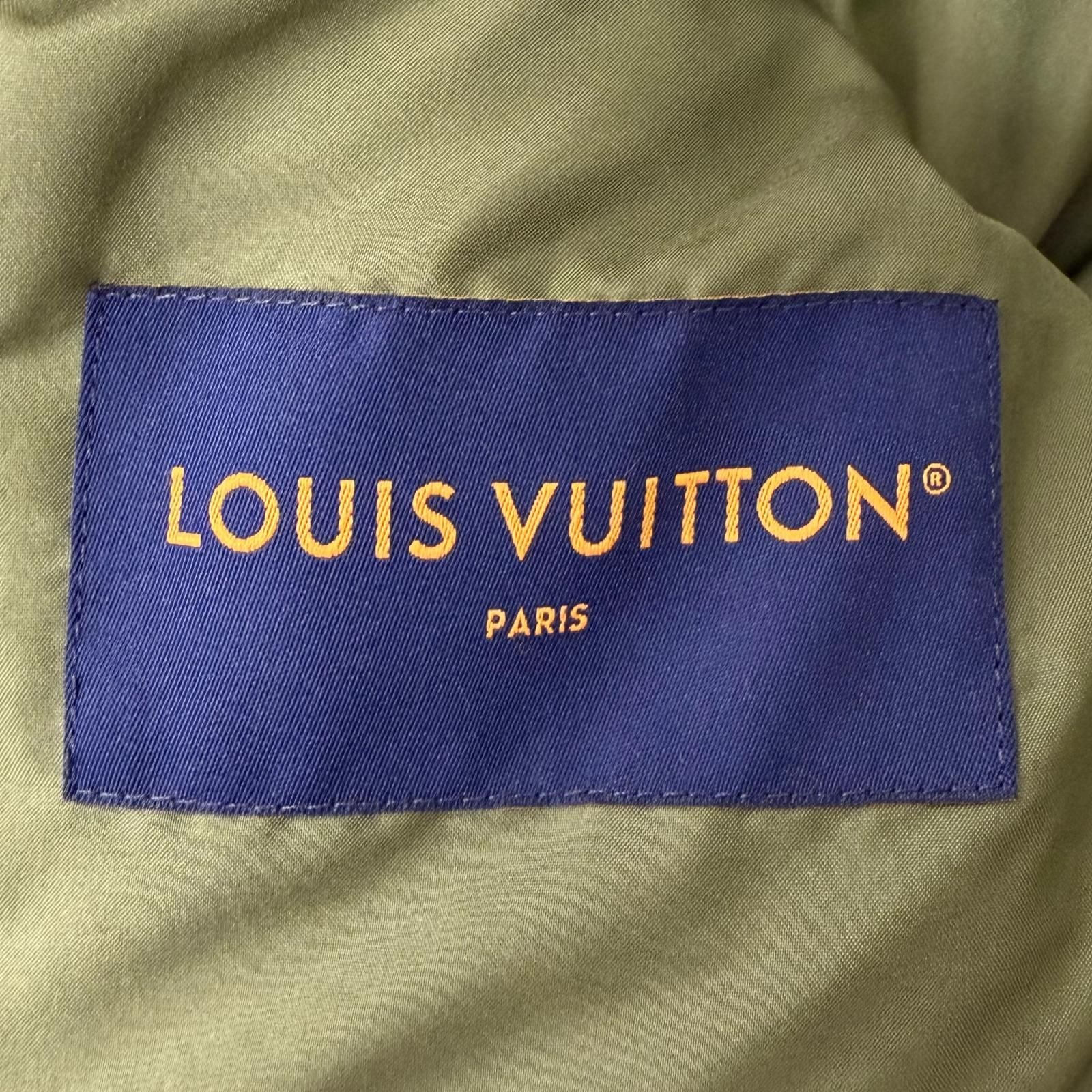 Louis Vuitton Damier Print Puff Jacket Khaki 46 — view 8