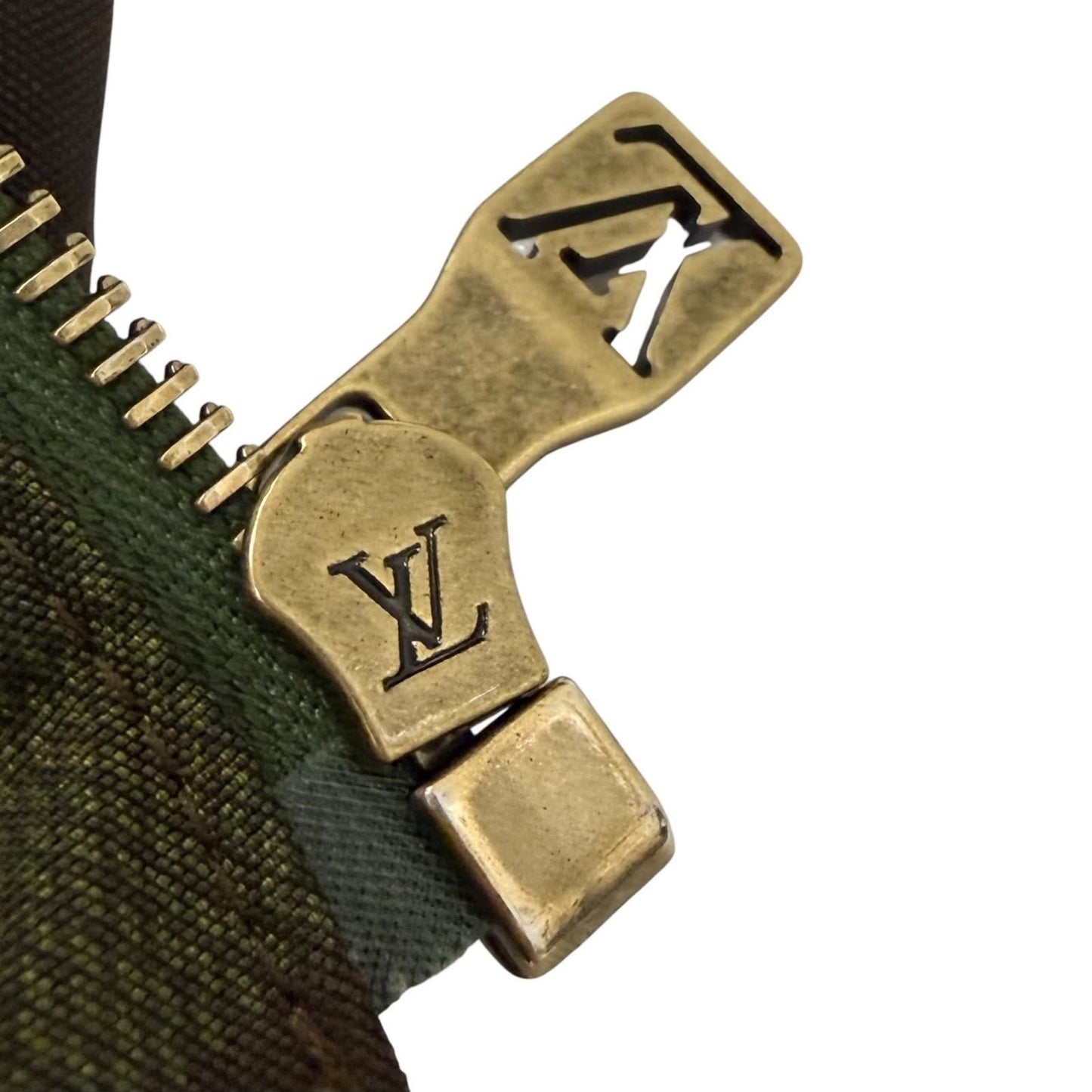 Louis Vuitton Damier Print Puff Jacket Khaki 46 — view 7