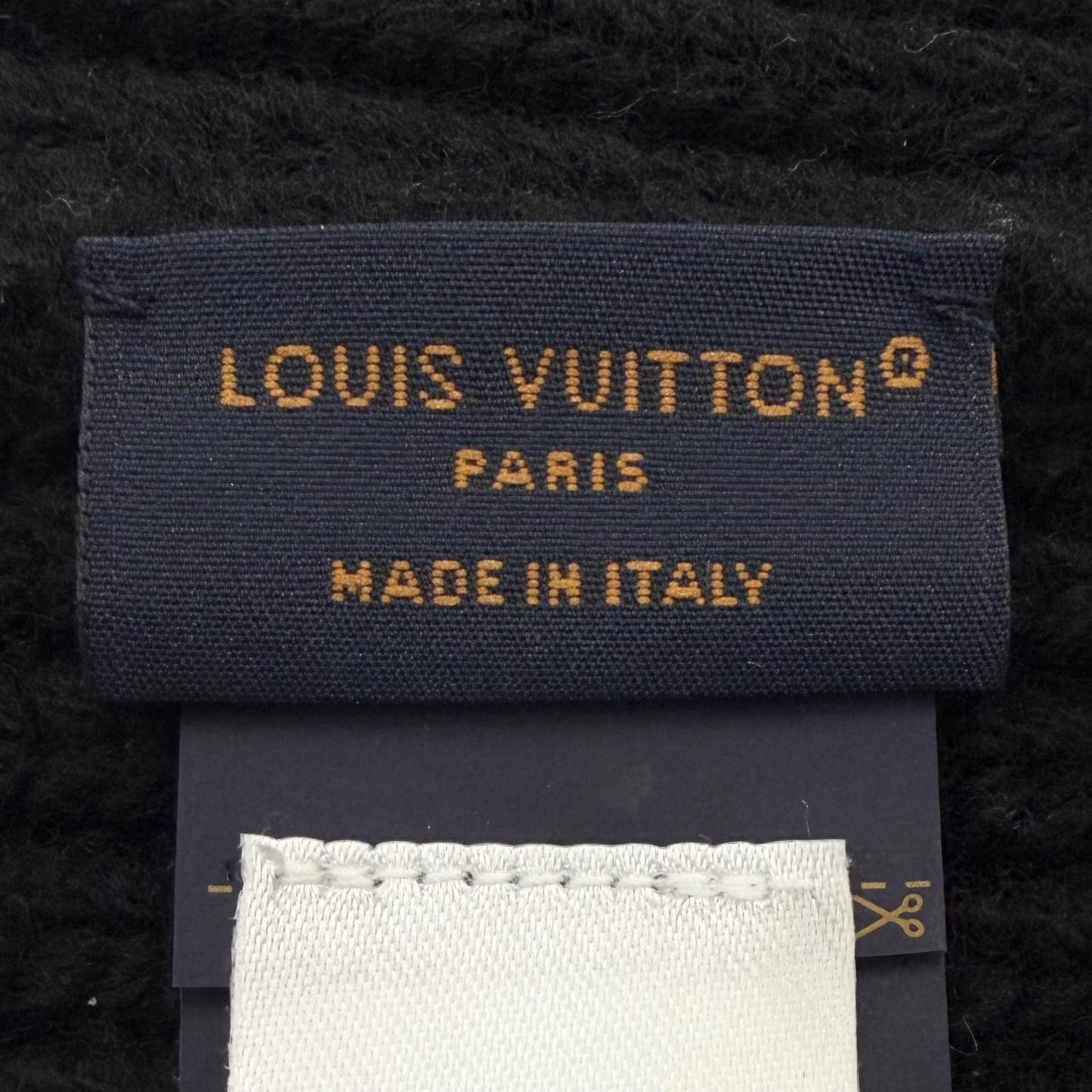 Louis Vuitton LV Head Line Wool Beanie Hat Knit Cap Black — view 6