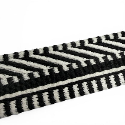Hermes Bandouliere Sangle Caval 25 Gold Shoulder Strap Black White — view 3