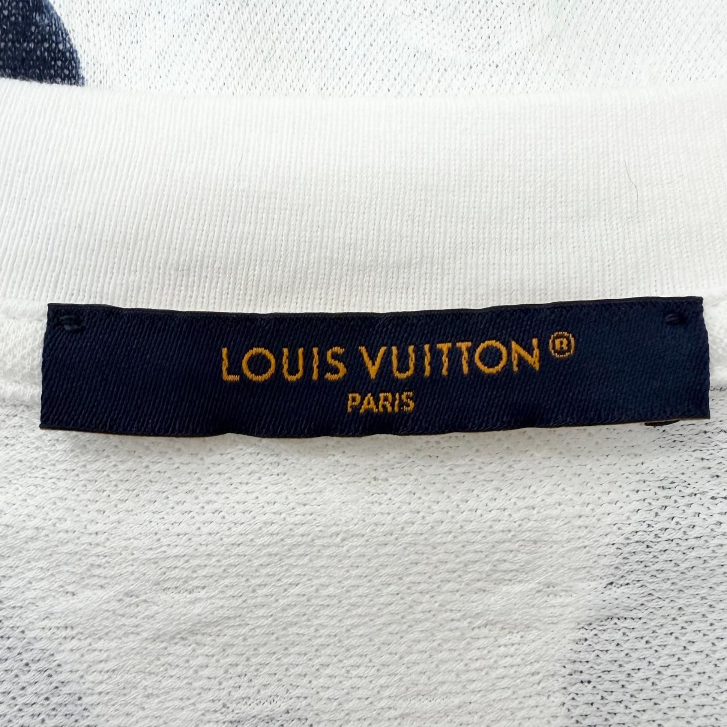 Louis Vuitton Cotton 100% Monogram Mesh Short Sleeve T-Shirt White XXL — view 6