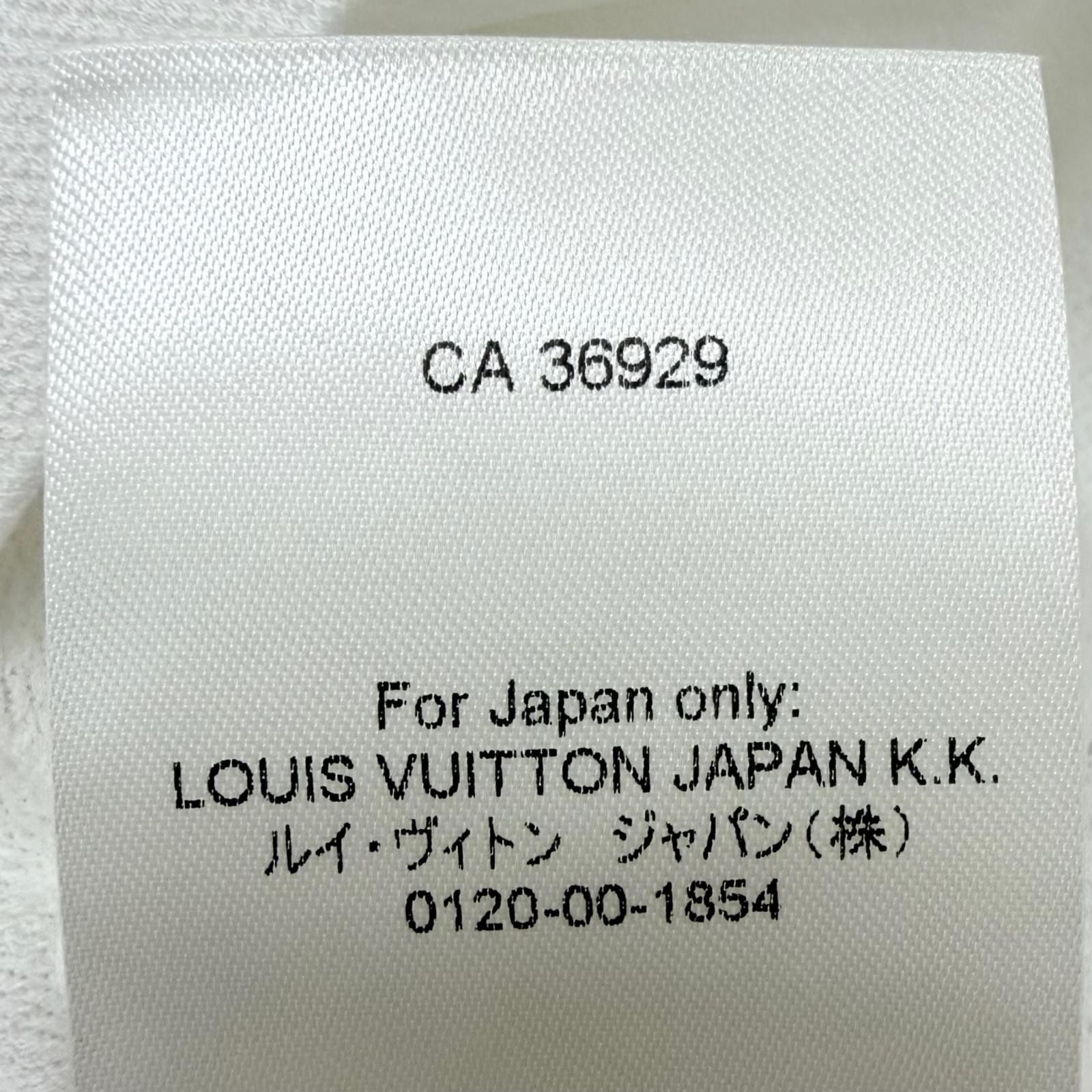 Louis Vuitton Cotton 100% Monogram Mesh Short Sleeve T-Shirt White XXL — view 9