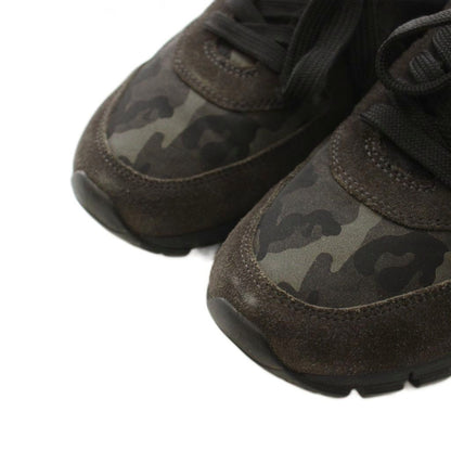Prada Sneakers Camouflage Pattern Suede Nylon Switch Black an 6 — view 6