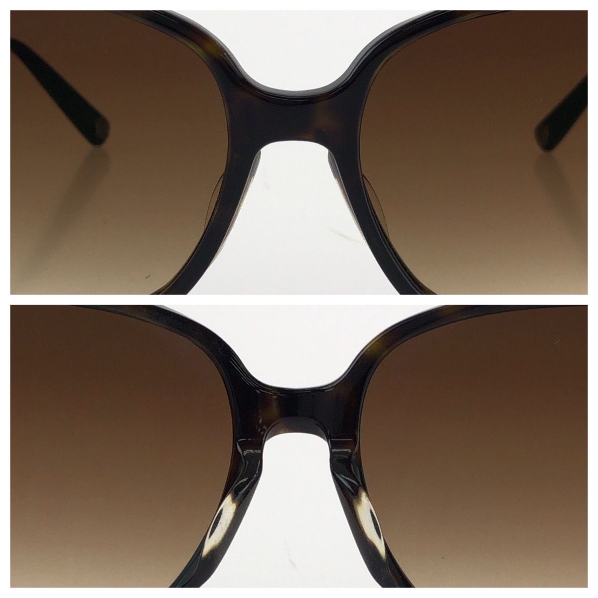 Loewe Dark Brown Gold Acetate Plating Sunglasses Frame Eyewear — view 5