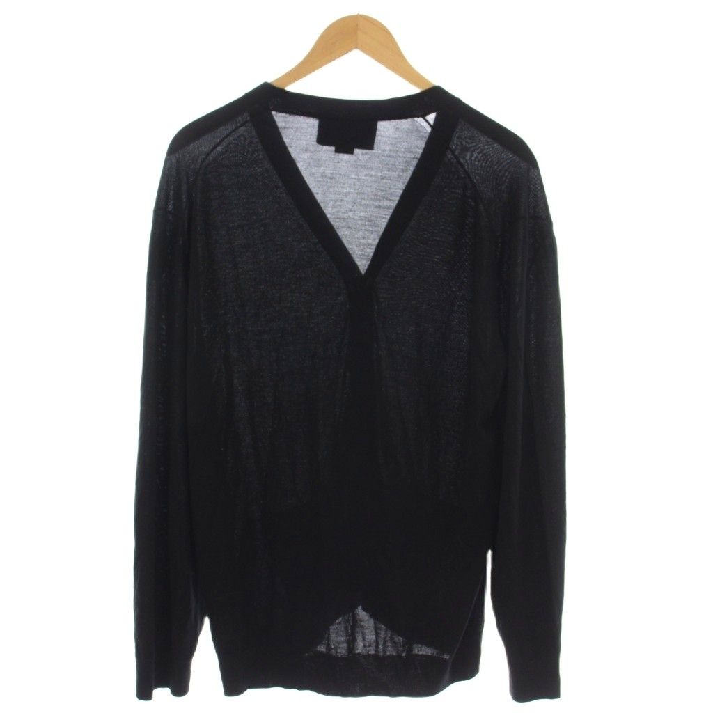 Gucci Wool Snake Embroidery Knit Cardigan Long Sleeve XXL Black — view 2