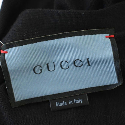 Gucci Wool Snake Embroidery Knit Cardigan Long Sleeve XXL Black — view 3