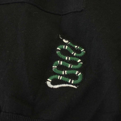 Gucci Wool Snake Embroidery Knit Cardigan Long Sleeve XXL Black — view 5