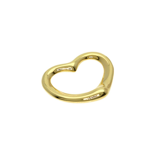 Tiffany & Co Open Heart Top Pendant 18K Yellow Gold