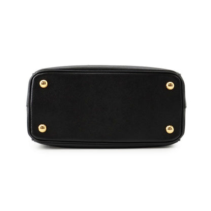 Prada Galleria Small Saffiano Leather 2-Way Shoulder Bag Black — view 3