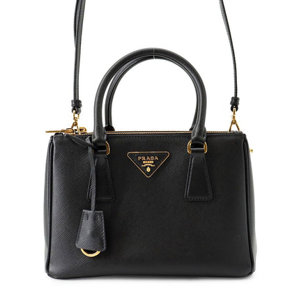 Prada Galleria Small Saffiano Leather 2-Way Shoulder Bag Black