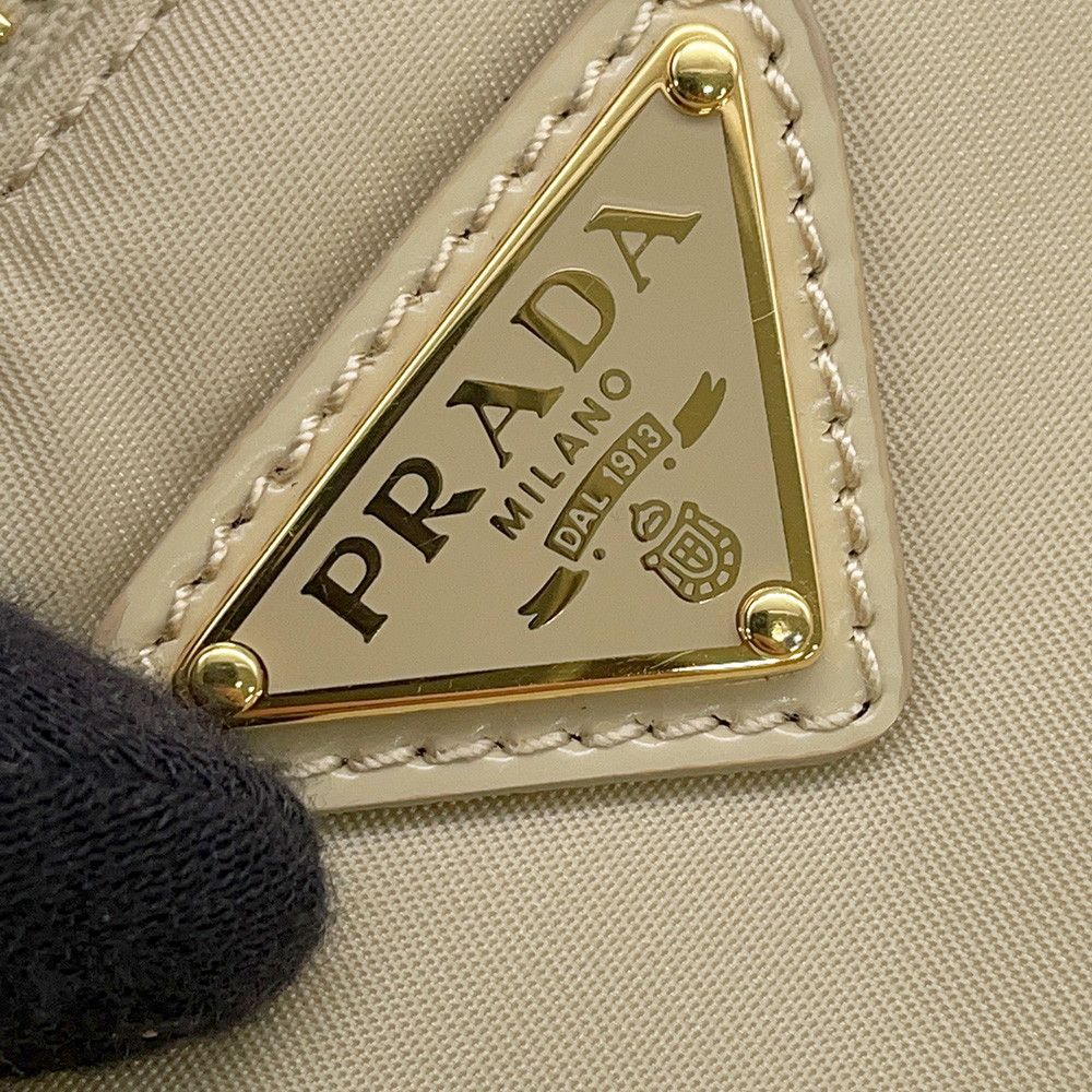 Prada Shoulder Bag Triangle Logo Nylon — view 8