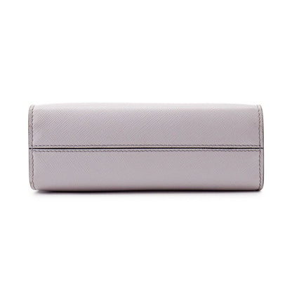 Prada Mini Triangle Logo Leather 2-Way Shoulder — view 3