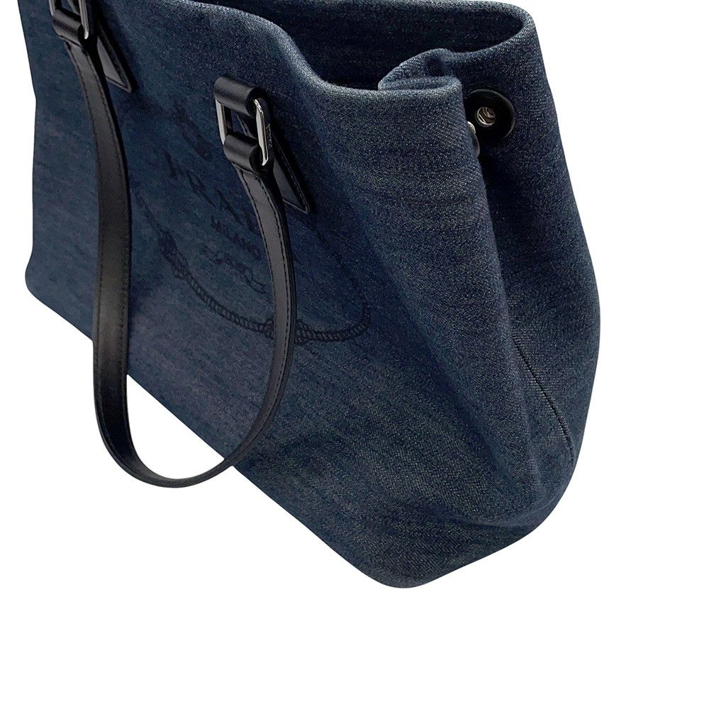 Prada Tote Canvas Logo 1 Shoulder — view 6