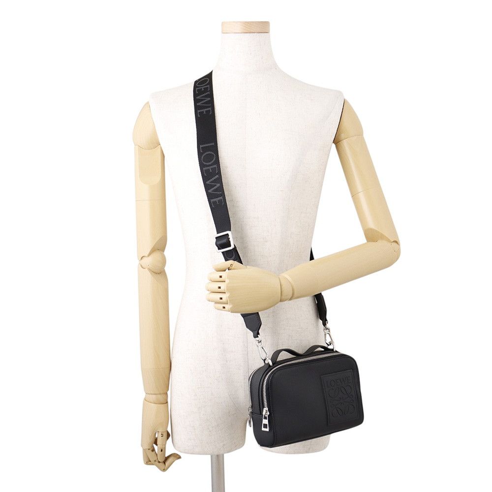 Loewe Shoulder Bag Mini Leather Cloth Black — view 4
