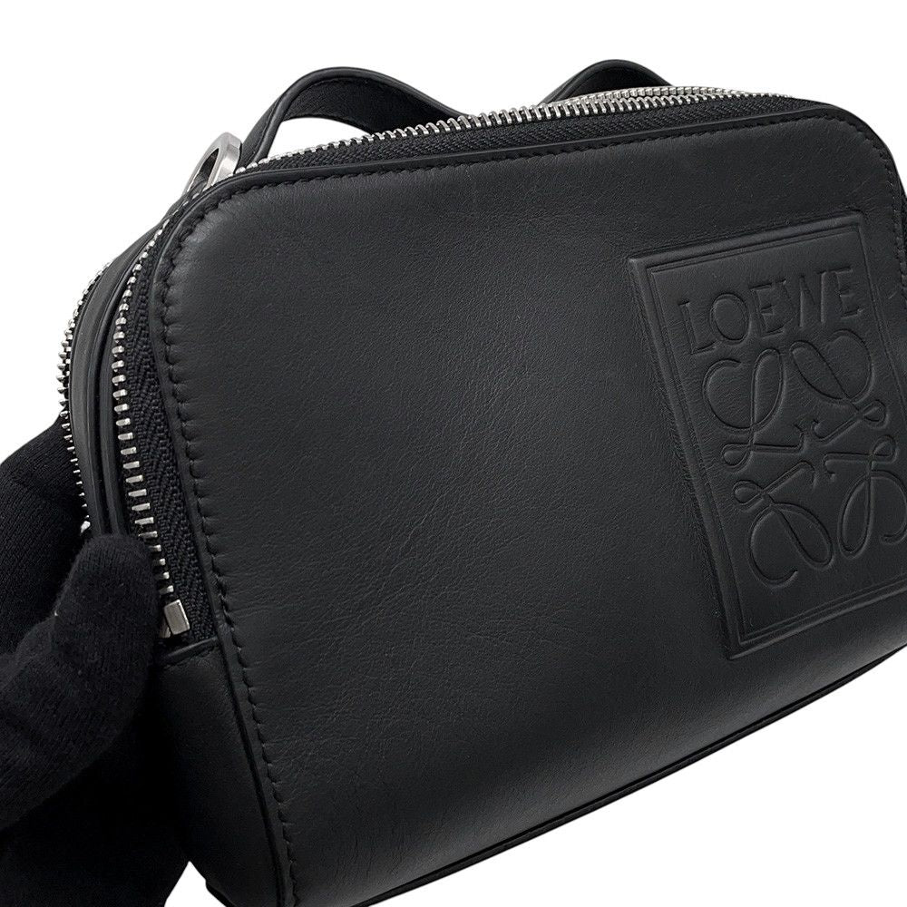 Loewe Shoulder Bag Mini Leather Cloth Black — view 7