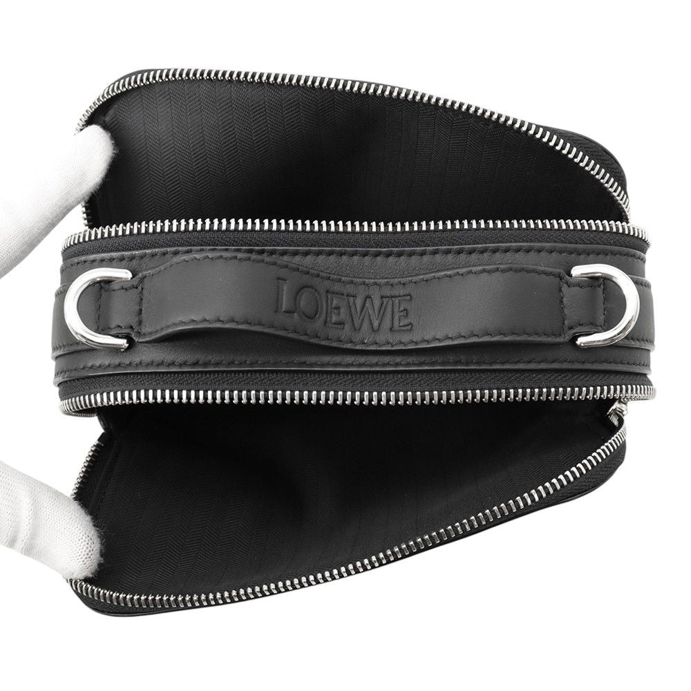 Loewe Shoulder Bag Mini Leather Cloth Black — view 5